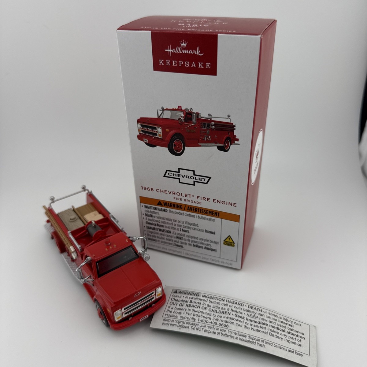 Hallmark Keepsake Fire Brigade 10種 Fire Brigade 1968 Chevrolet