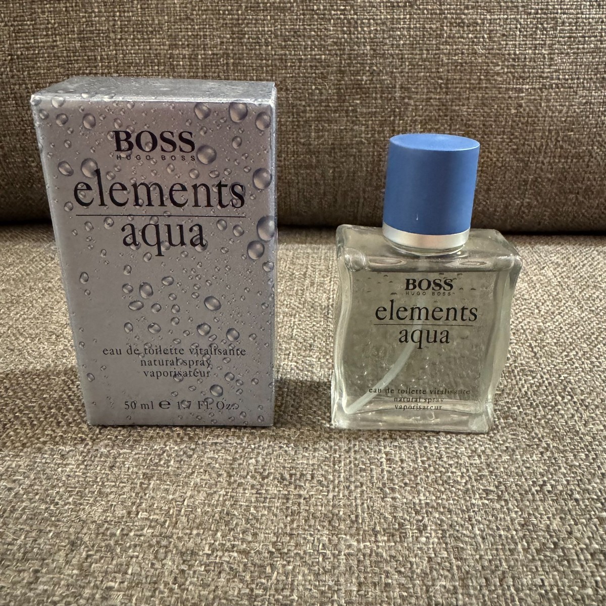 廃盤希少ヒューゴボスボスエレメンツアクアオードトワレ100ml 廃盤希少