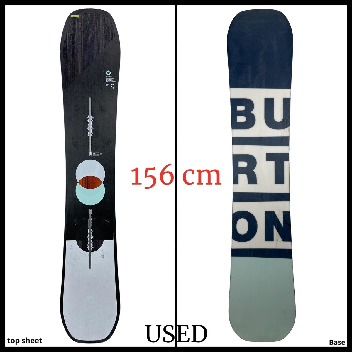 Burton Customスノーボード ビンディング Re:Flex Mサイズ BURTON
