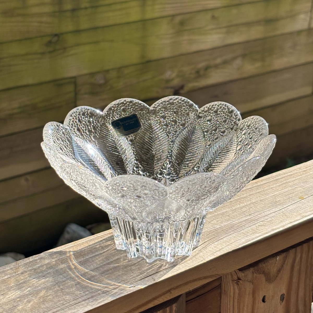 LAUSITZER GLAS】ラウジッツァー 切子鉢 ボウル ハンドカット