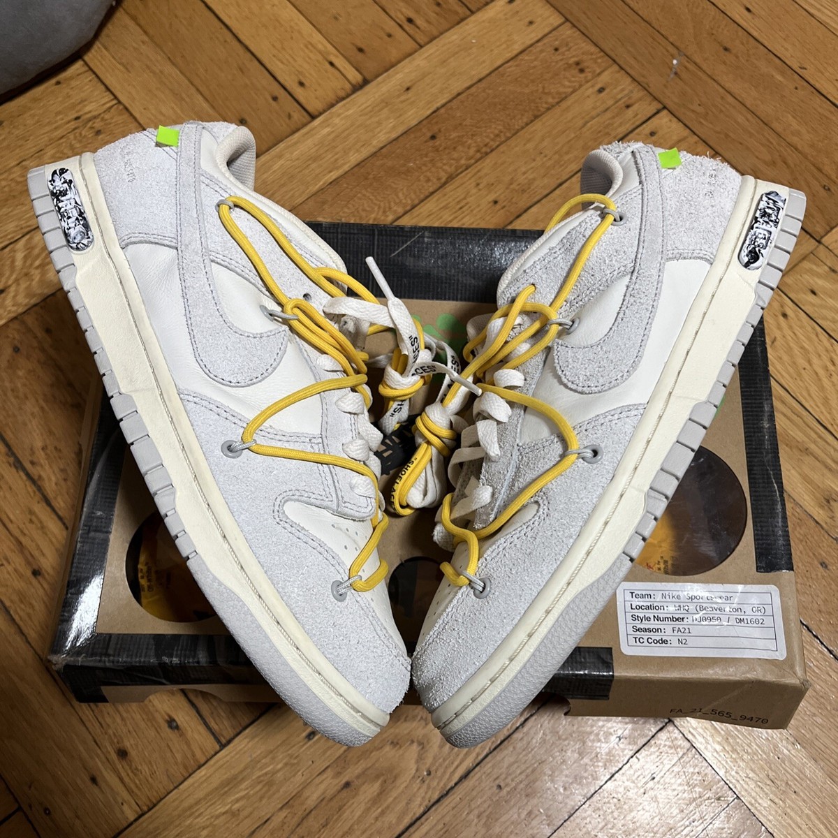 NIKE×OFF WHITE/ナイキ×オフホワイト DUNK LOW 1 OF 50 47 ダンクロー