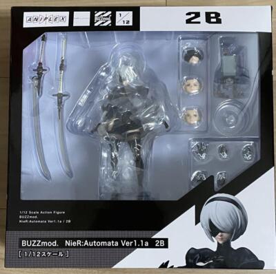 BUZZmod. NieR:Automata Ver1.1a 2B 1/12 Action Figure Aniplex From