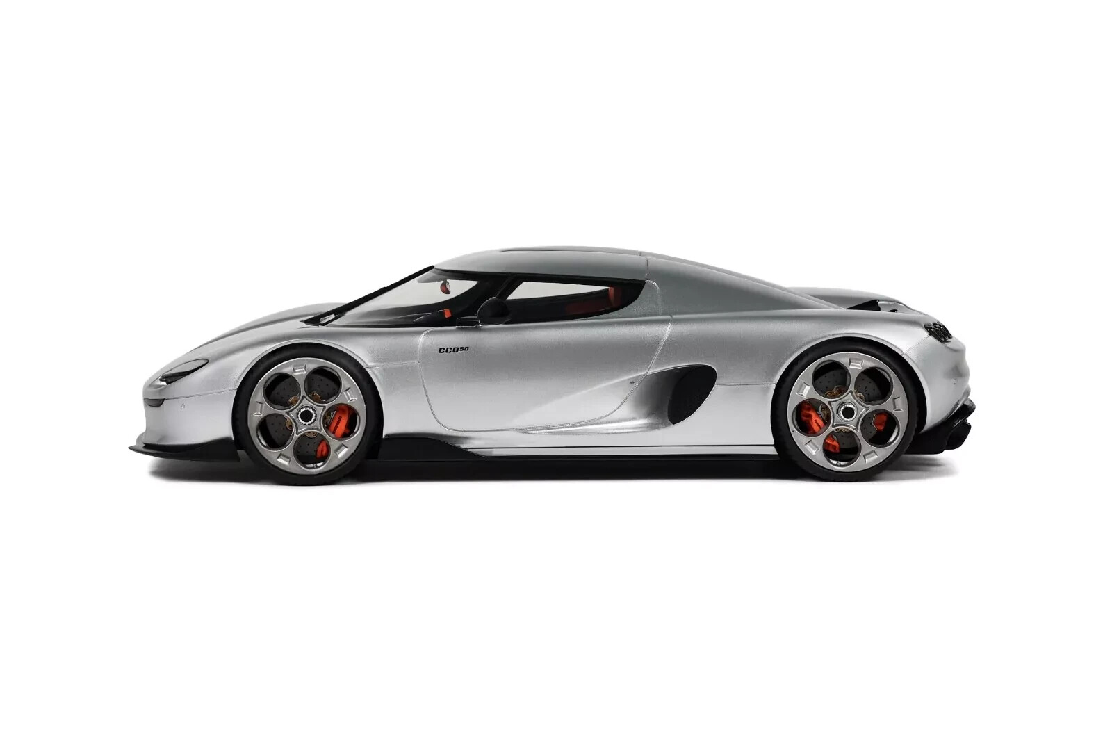 1/18 Koenigsegg CC850 2022 (Moon Silver) Resin Model Car by GT