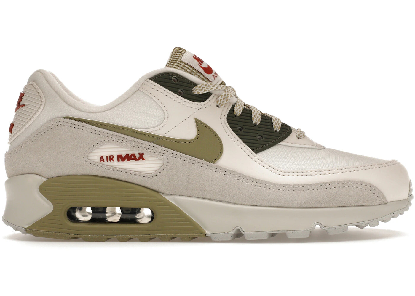 Nike Air Max 90 Off White Retro Sneakers OG Green Swoosh Trainers