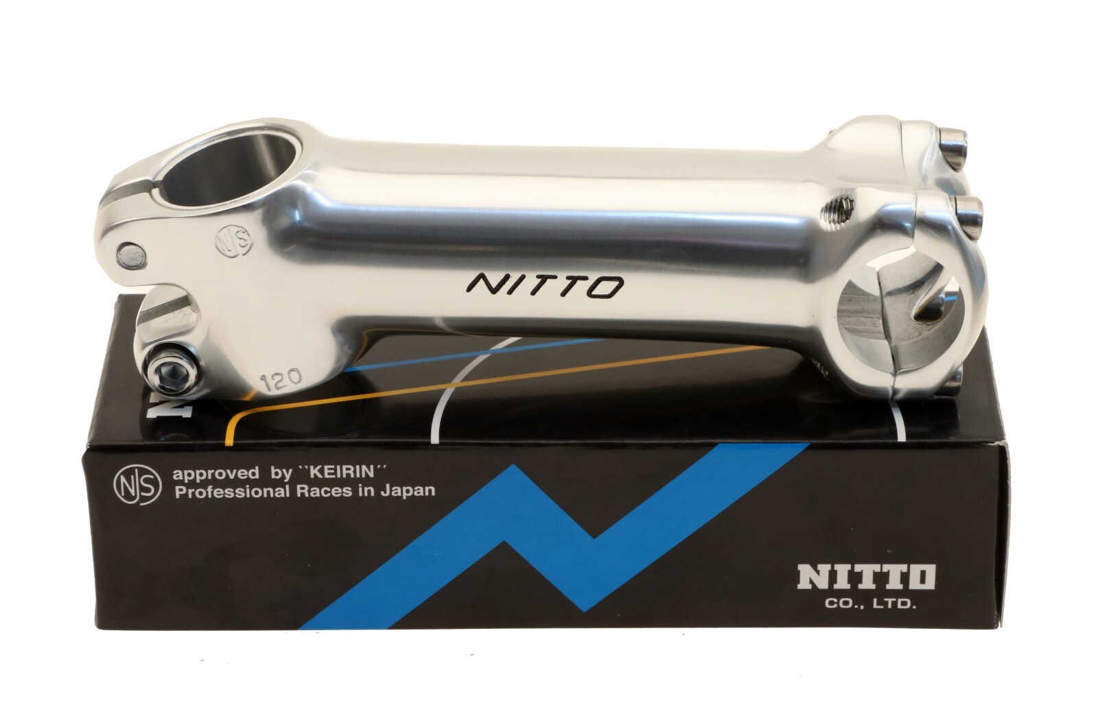 NITTO スチール ステム 65° 115mm 競輪 競輪 ステム 65℃ 115mm njs