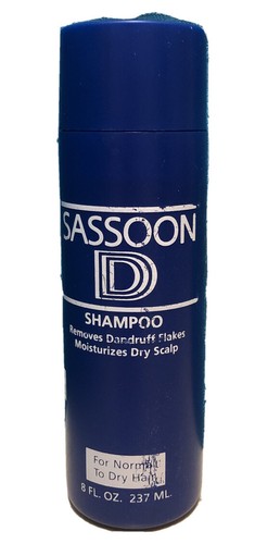 Vintage 1984 Vidal Sassoon D Shampoo Anti-Dandruff Normal To Dry