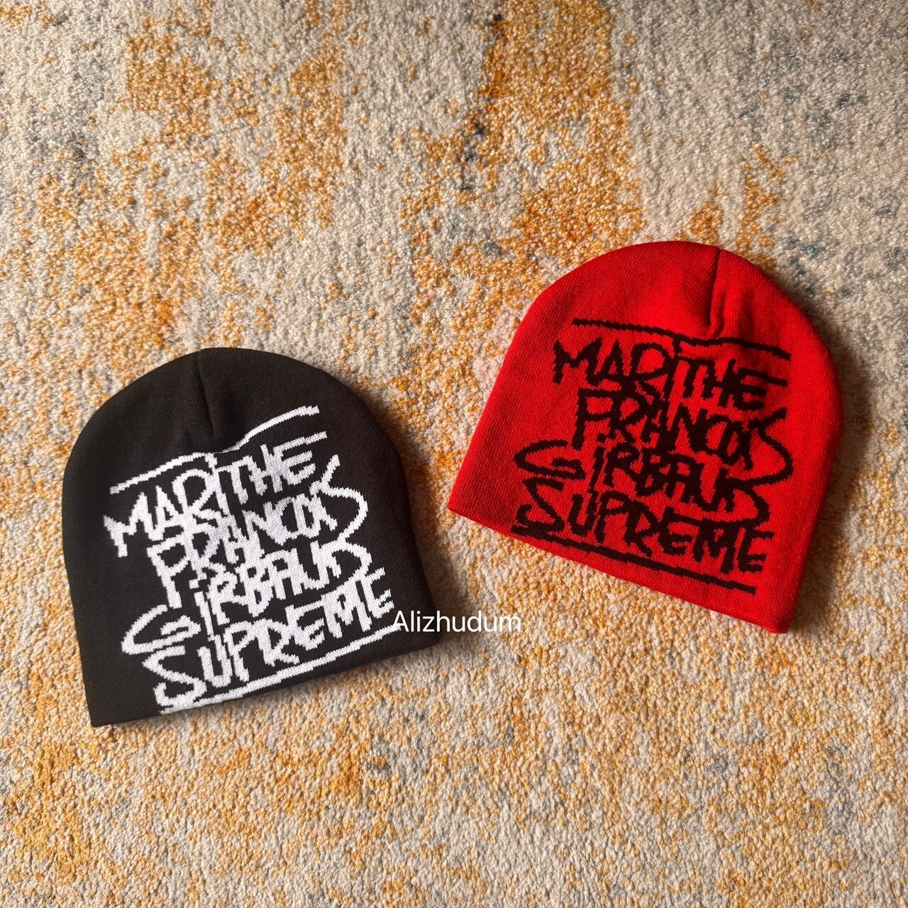 SUPREME SS25 SUPREME®/MARITHÉ + FRANÇOIS GIRBAUD BEANIE BLACK RED