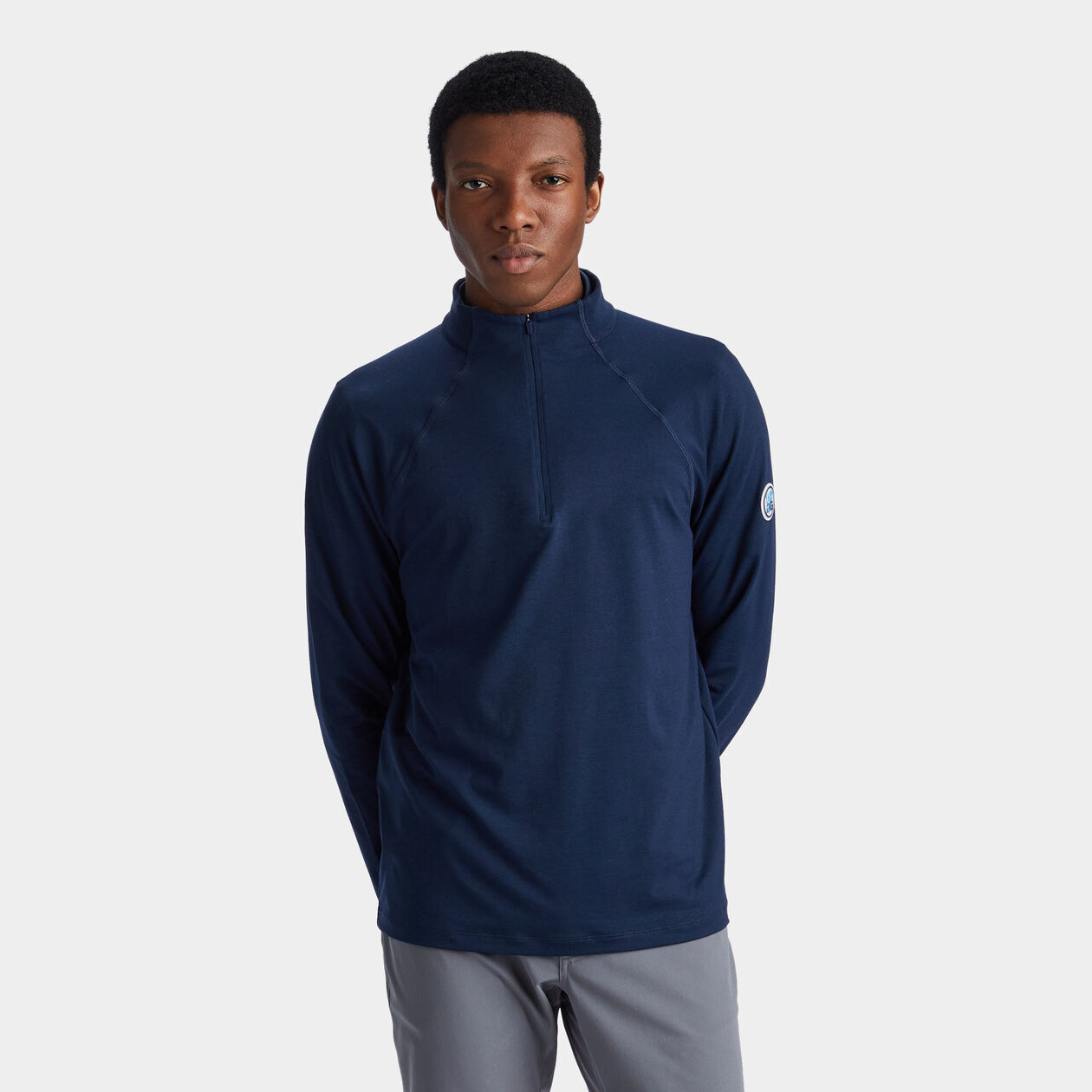 New Mens G/FORE GFORE LUXE QUARTER ZIP MID LAYER G4MF23K123-TWLT