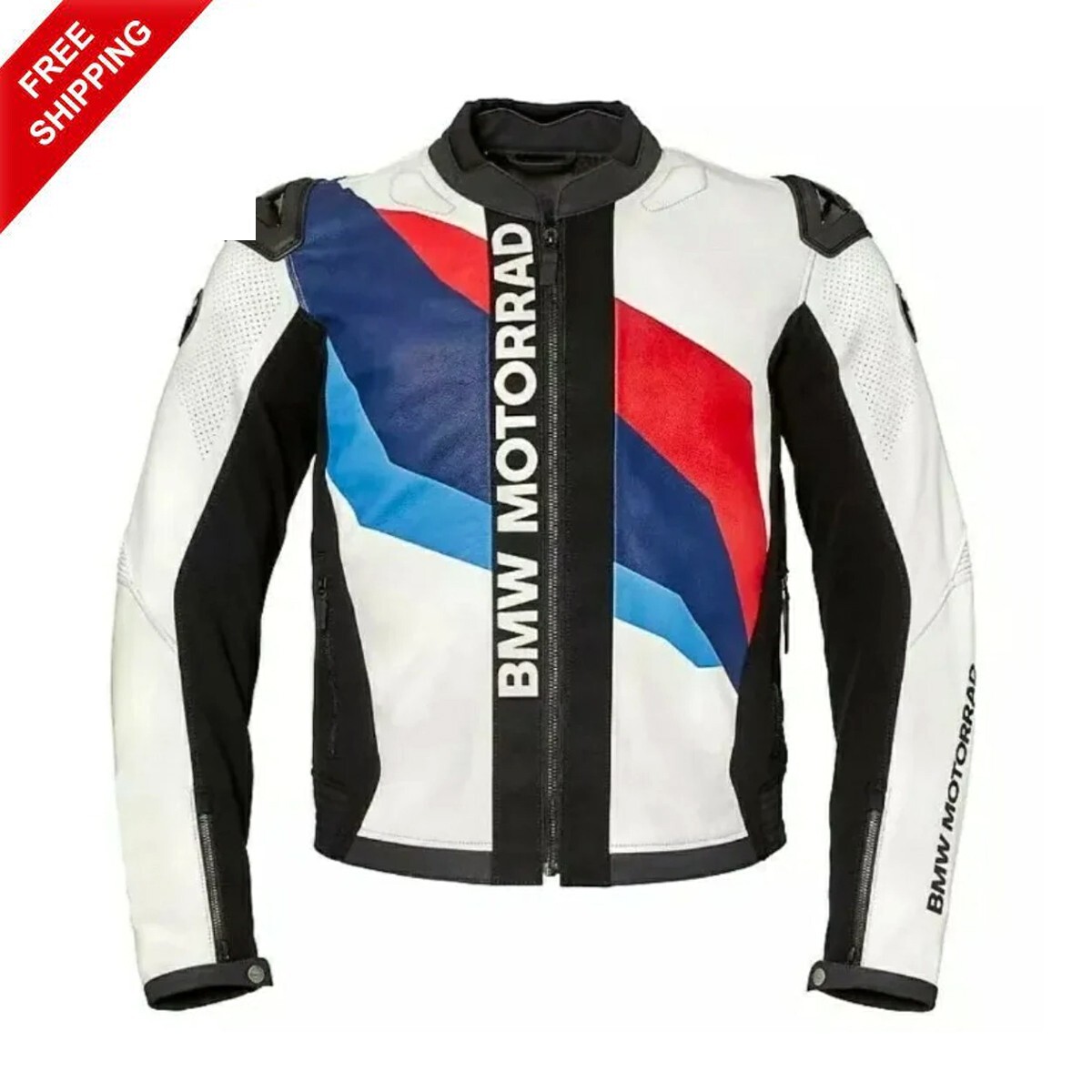 BMW Motorrad Motorbike Racing Leather Jacket Original Cowhide
