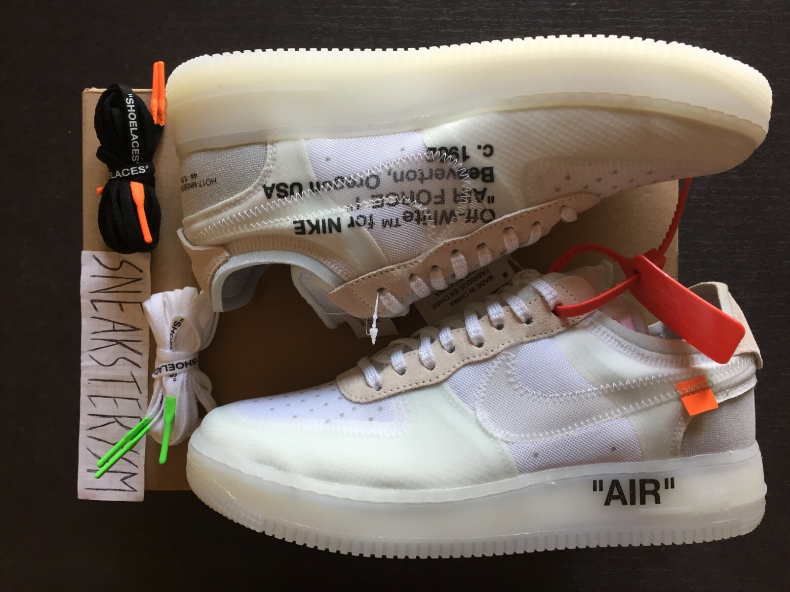 The Ten: Nike Air Force 1 Low x Off White OG AO4606-100 White US
