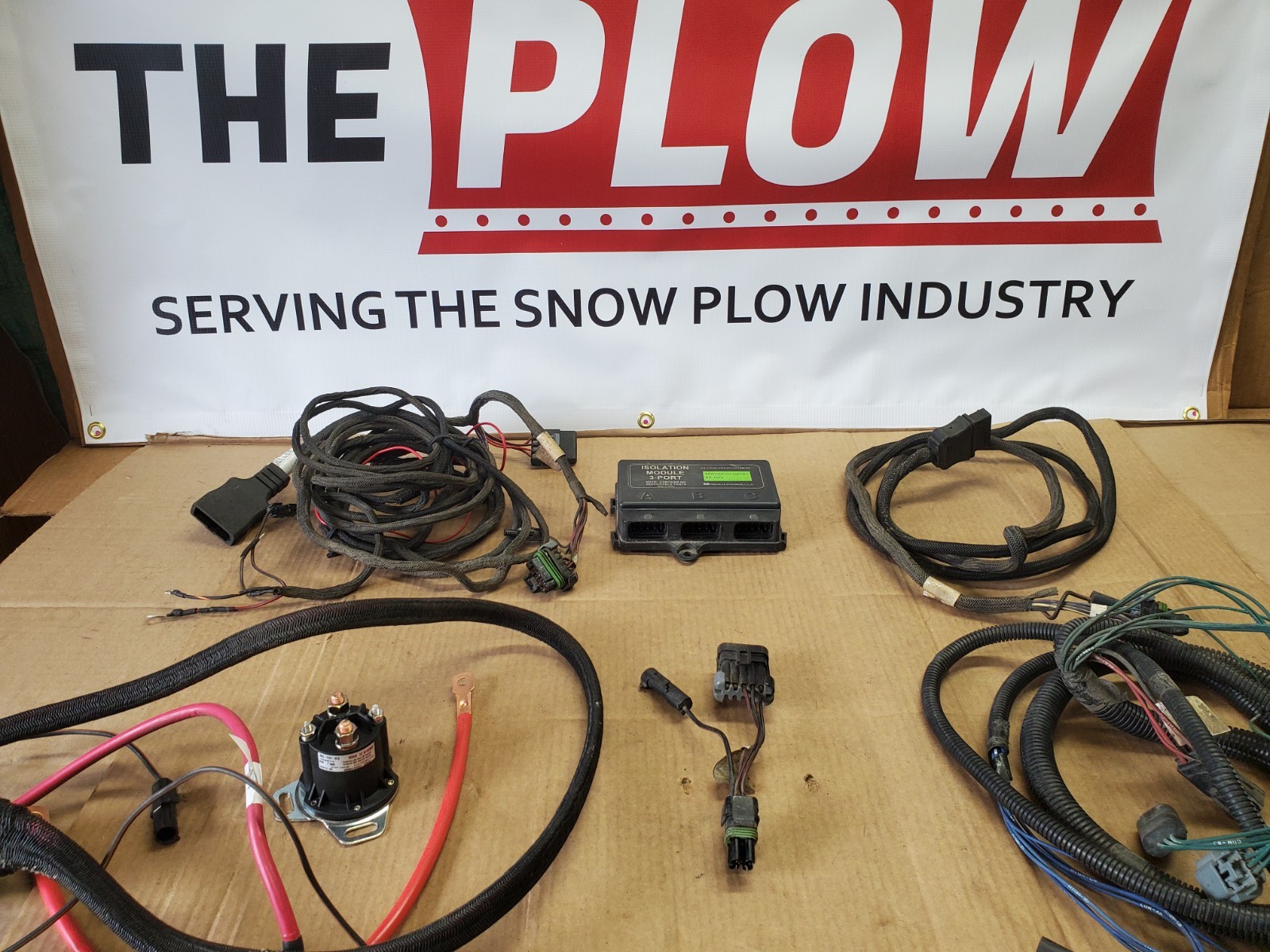 Western Fisher 3 port 3 plug Plow Wiring Harness H13 Ford 04-15