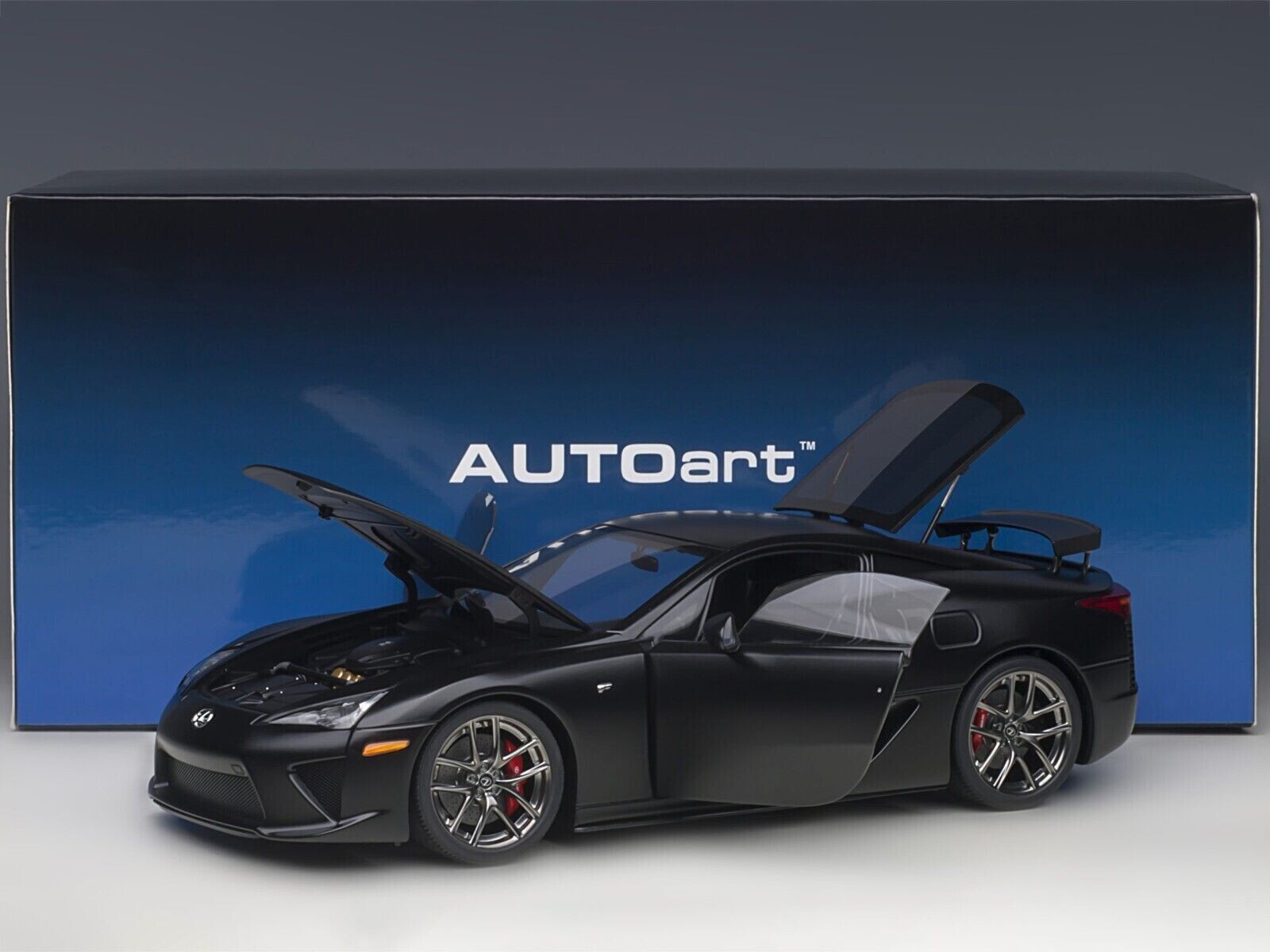1/18 Scale Lexus LFA (Matt Black) Composite Model Car By Autoart