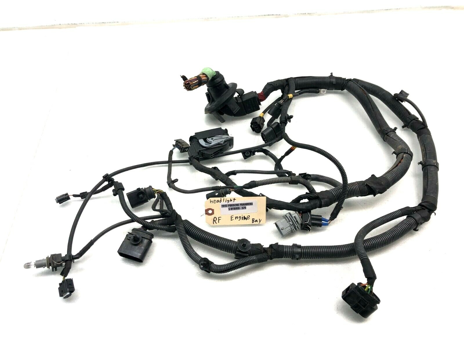 2010-2016 PORSCHE PANAMERA 970 HYBRID RIGHT ENGINE BAY WIRING
