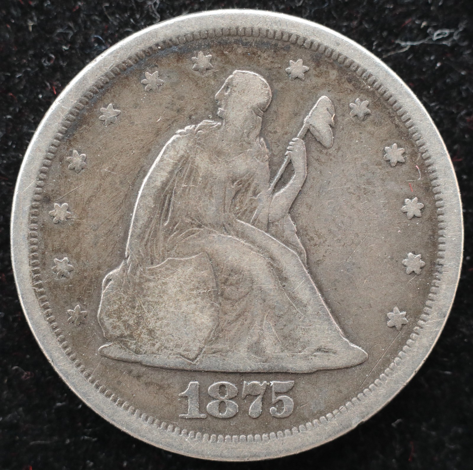 KAPPYSCOINS GF361 1875S VG VERY GOOD TWENTY CENT PIECE | eBay