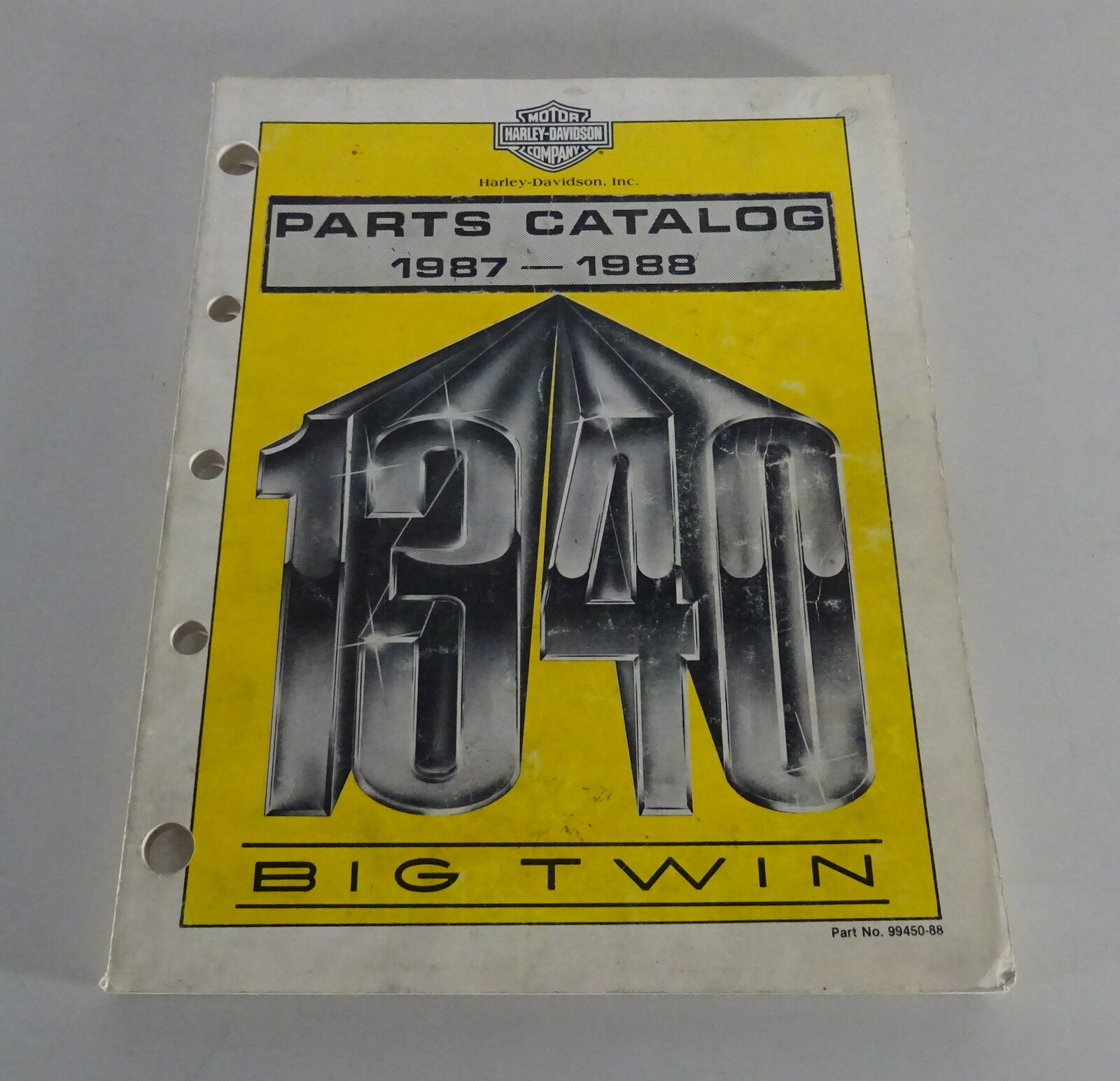 ハーレーダビッドソン 1340BIG TWINパーツカタログ 1987-1990 Parts