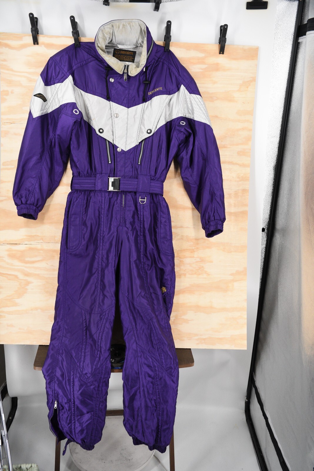Vintage Descente Ski Suit 80's-90's Padded Belted One Piece Mens M