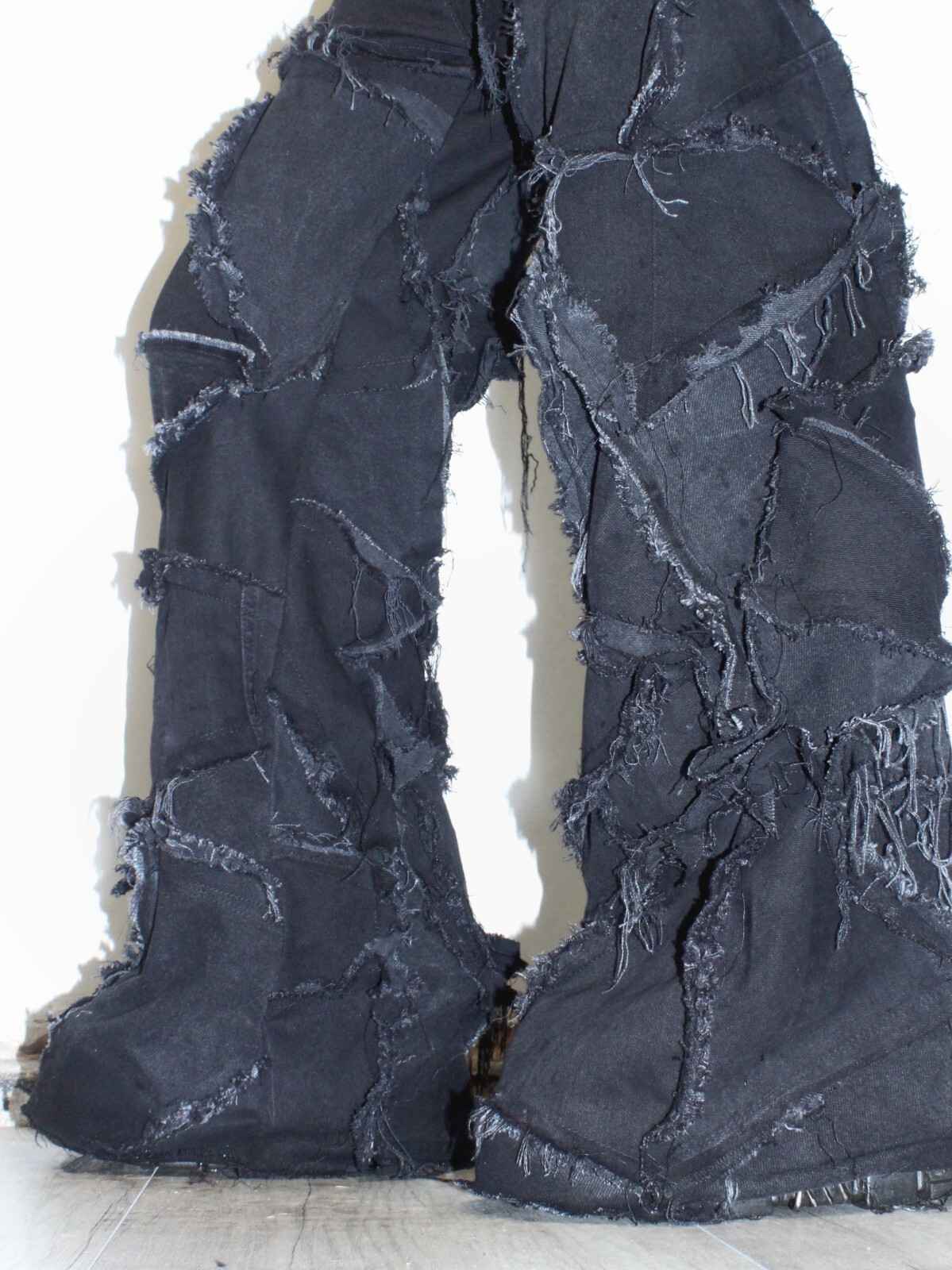 Custom Opium Core Reworked Vintage Distressed Patchwork Punk Y2k