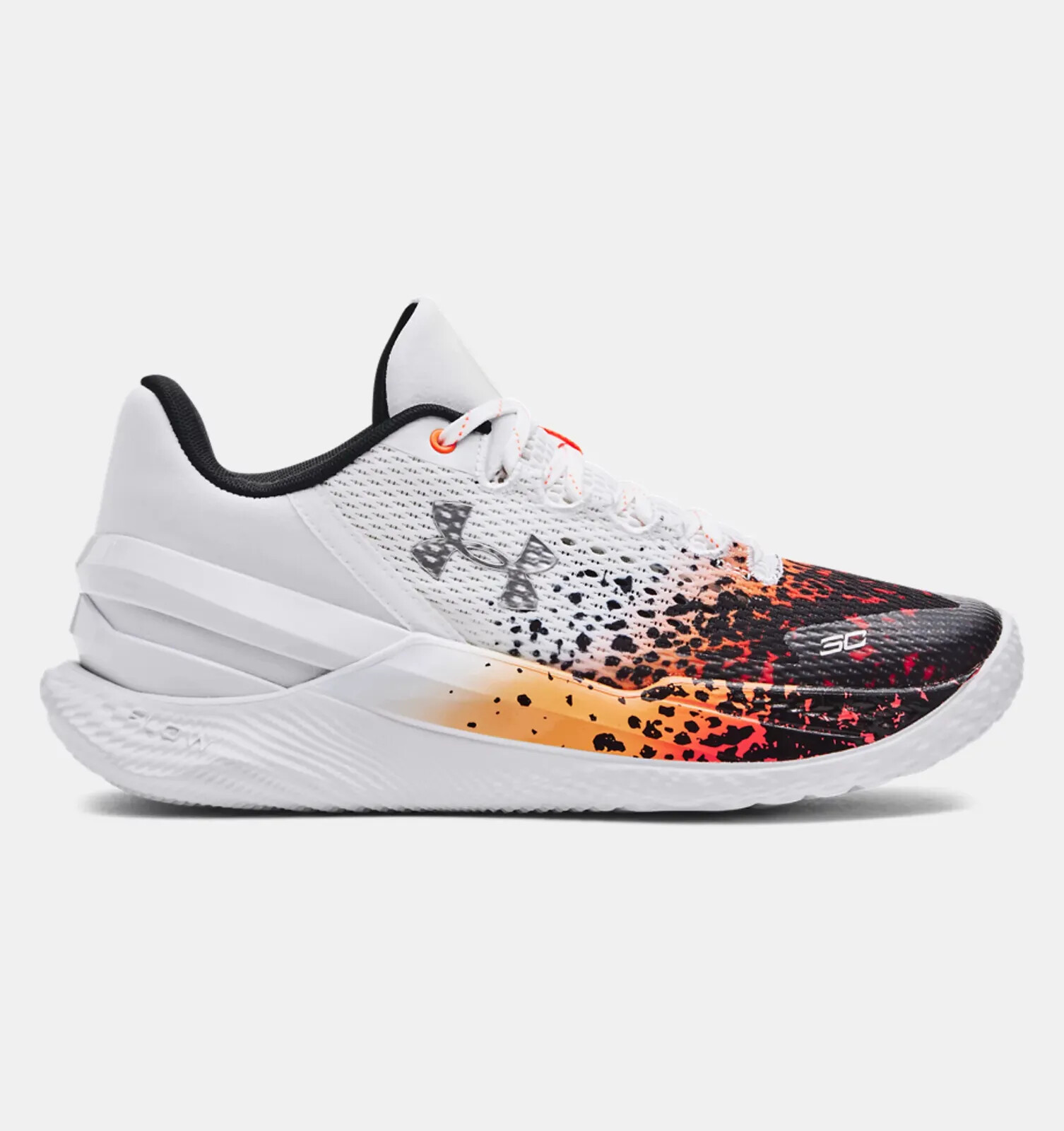 Under Armour Stephen Curry 2 Low Flotro Chef White Black Orange