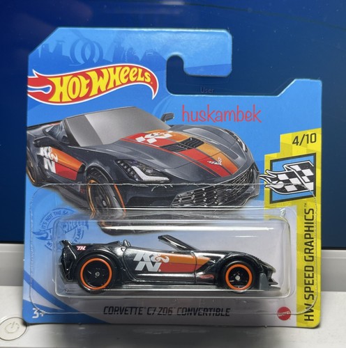 HOT WHEELS MINT SUPER TREASURE HUNT CORVETTE C7 Z06 CONVERTIBLE