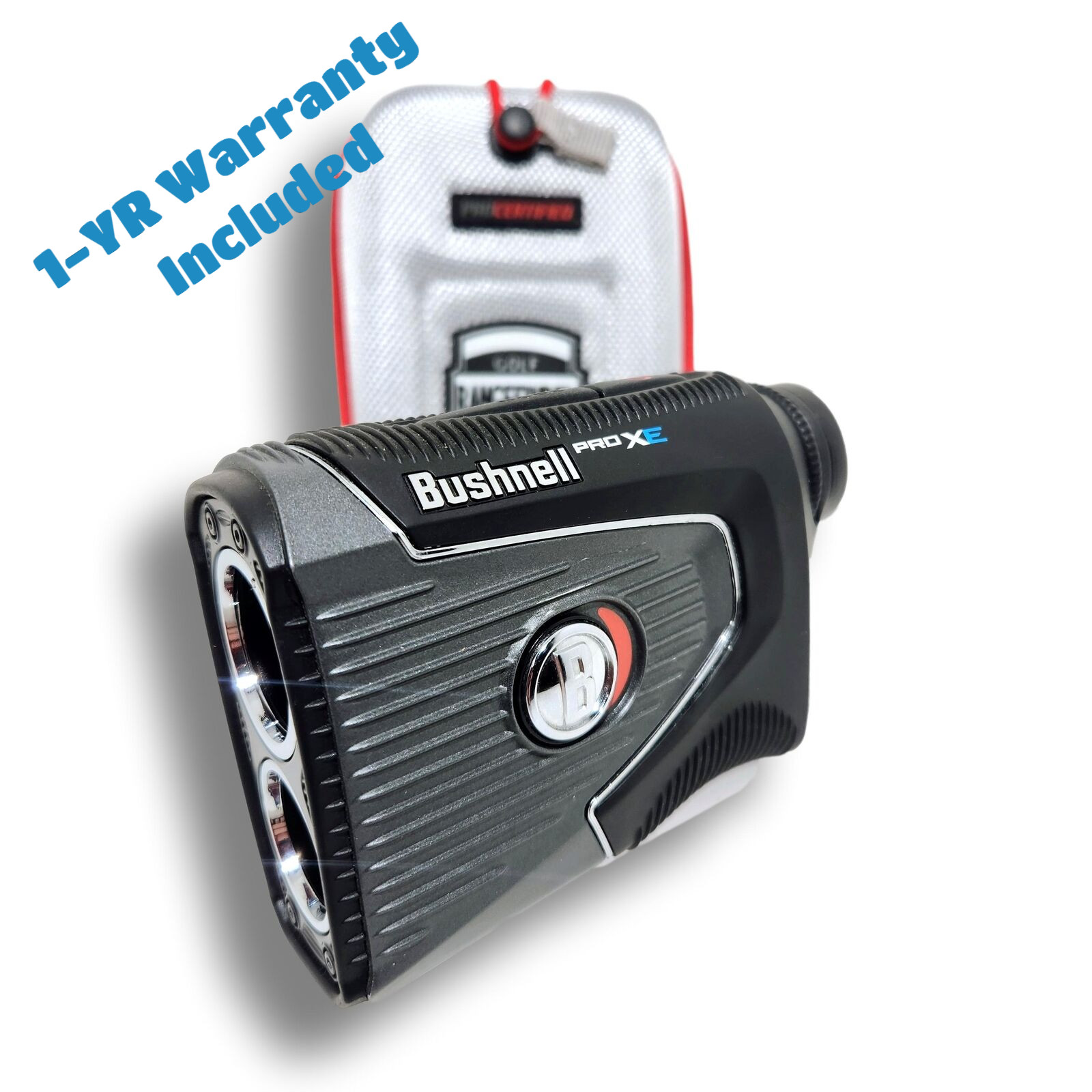 Excellent Bushnell Pro XE Slope Laser Golf Rangefinder w/ Bite & 1
