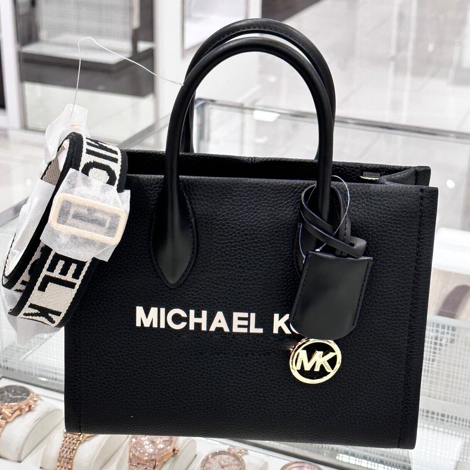 Michael Kors Mirella Small Shopper Tote Crossbody Leather Bag