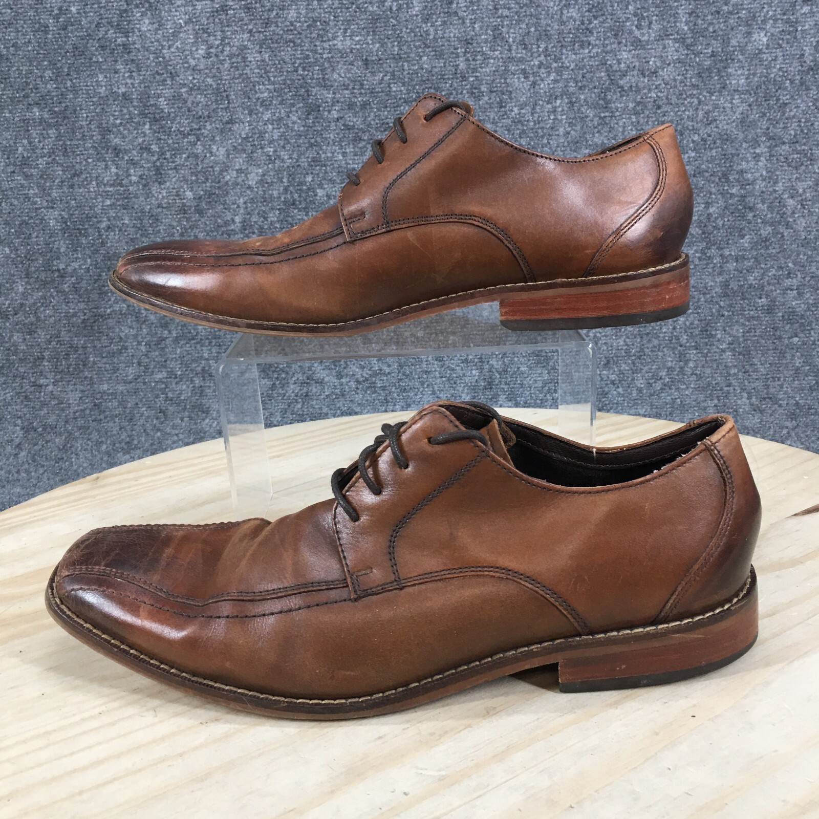 Florsheim Shoes Mens 9.5 D Dress Formal Oxford 11483 Brown Leather