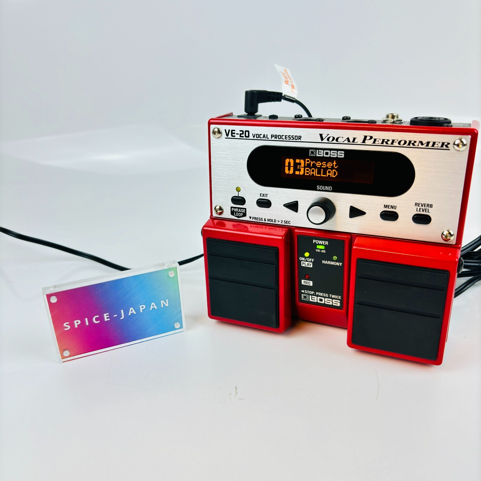 Boss VE-20 Vocal Performer Effects pedal for Vocal Multi-Effects