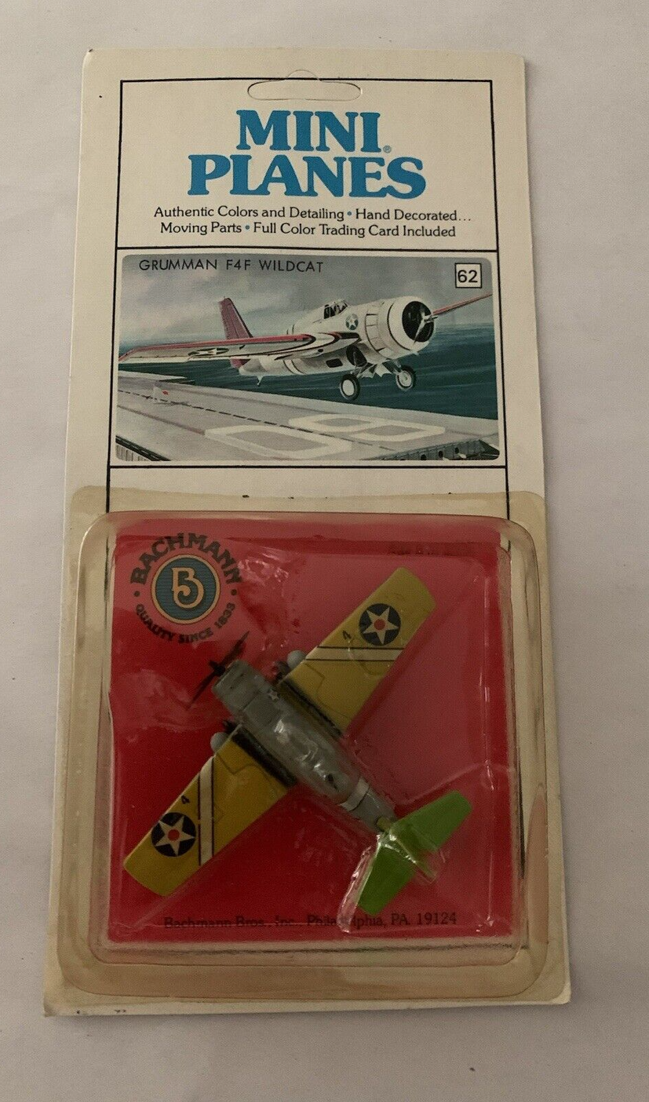 BACHMANN Mini-Planes #62 - Grumman F4F Wildcat Airplane | eBay