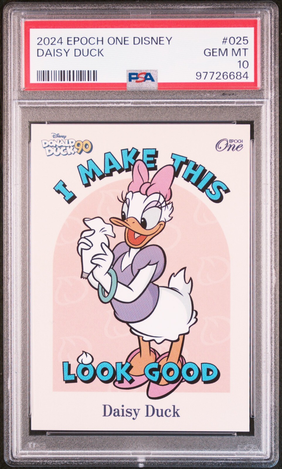 PSA10 2024 EPOCH ONE DISNEY #025 DAISY DUCK Limited Edition of 55