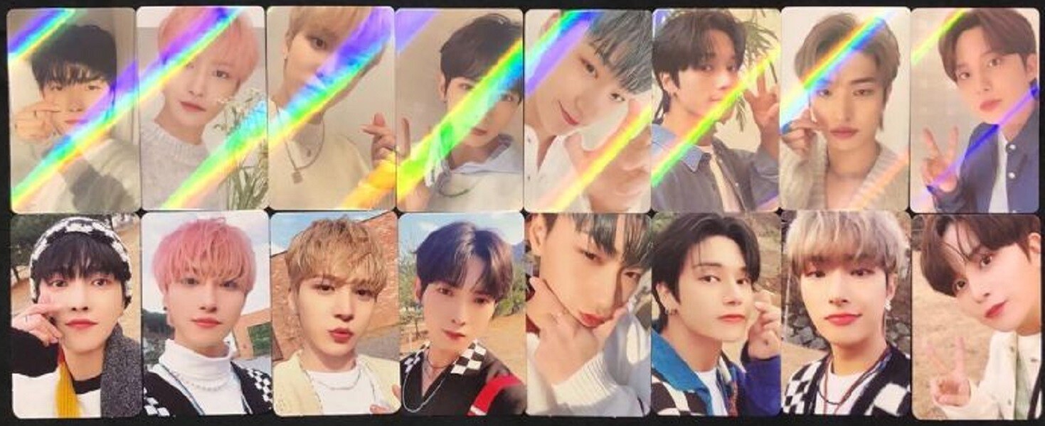 ATEEZ 1st PHOTOBOOK ODE TO YOUTH OFFICIAL PHOTO CARD SET HOLOGRAM