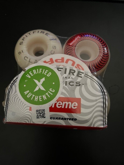 Supreme Spitfire Classic Wheels (Set Of 4) 'Red' 51mm | eBay