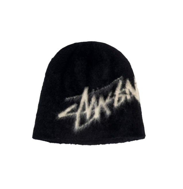 Stussy Brushed Out Stock Skullcap Beanie Black 1321191 100