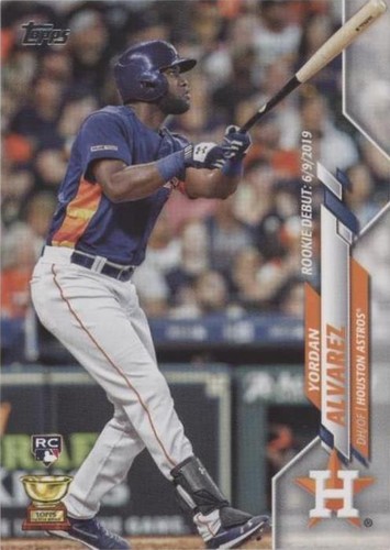 2020 Topps Chrome Update YORDAN ALVAREZ Rookie Debut #U-53 RC