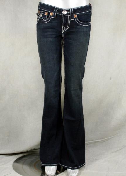 True Religion Jeans Women's Joey Big T Vera Cruz 10503NBT dark