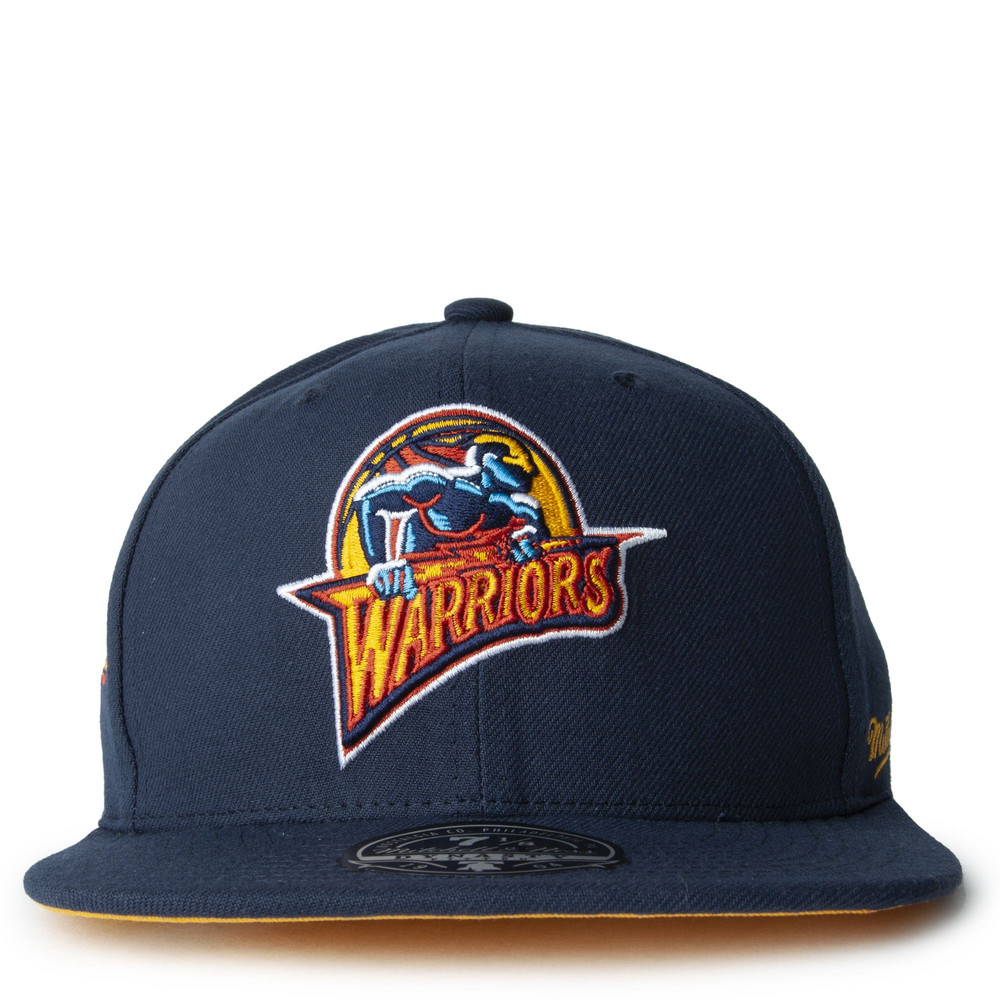 MENS MITCHELL & NESS NBA LOGO HISTORY FITTED HWC WARRIORS | eBay