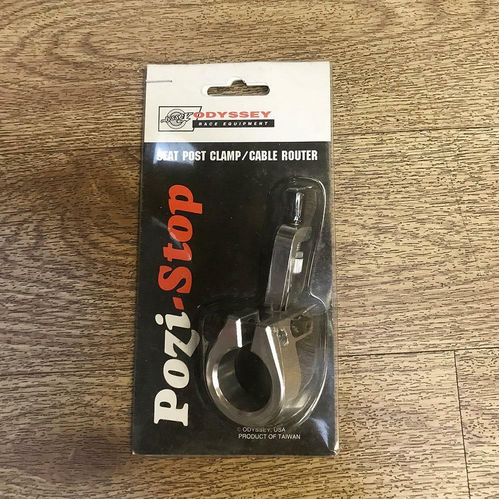 Odyssey Pozi-Stop Seat Post Clamp with Cable Router Old Mid School