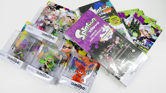スプラトゥーンamiibo 全種19種類 美品 コンプリート ジオラマキット2