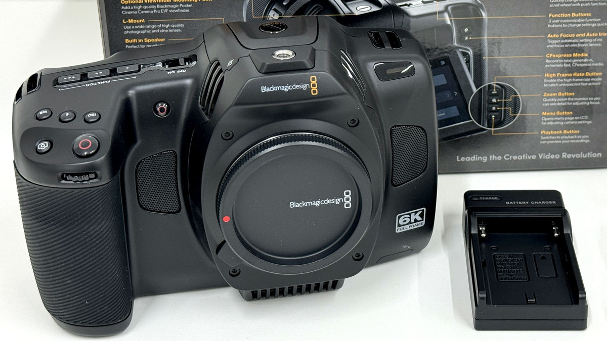 Lマウント対応で6K映像を撮影できるシネマカメラ「Blackmagic Cinema