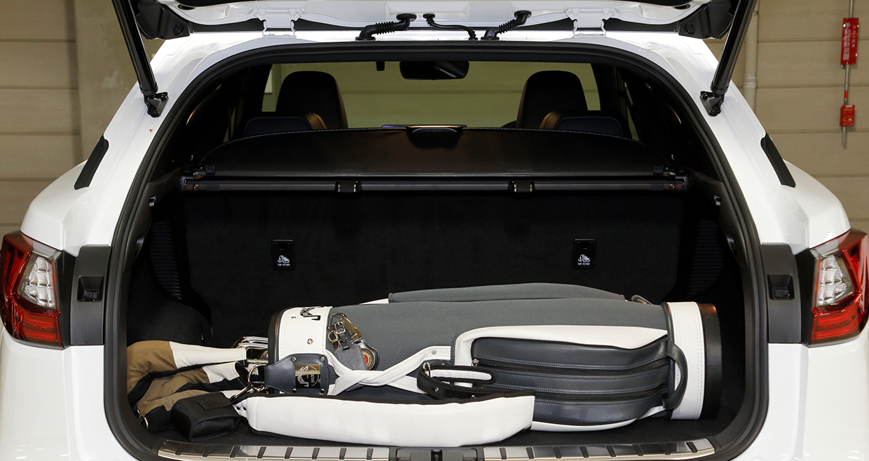 レクサスにキャディバッグが何個積めるか試した - BRUDER