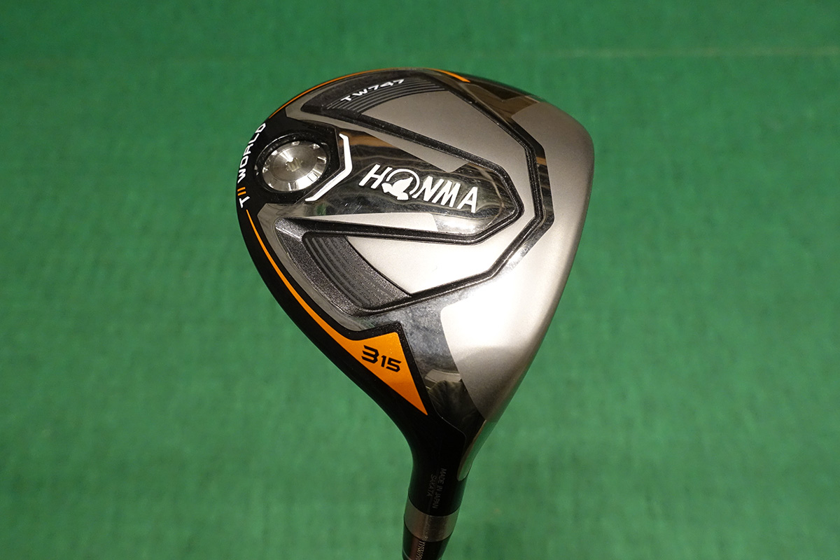 大きめヘッドでやさしく低スピン弾道 本間ゴルフ TW747 フェアウェイ