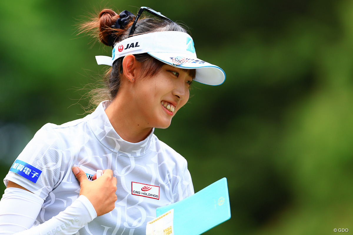 気分はネリー？ 馬場咲希「ちょっと恥ずかしい」サンバイザー 【国内