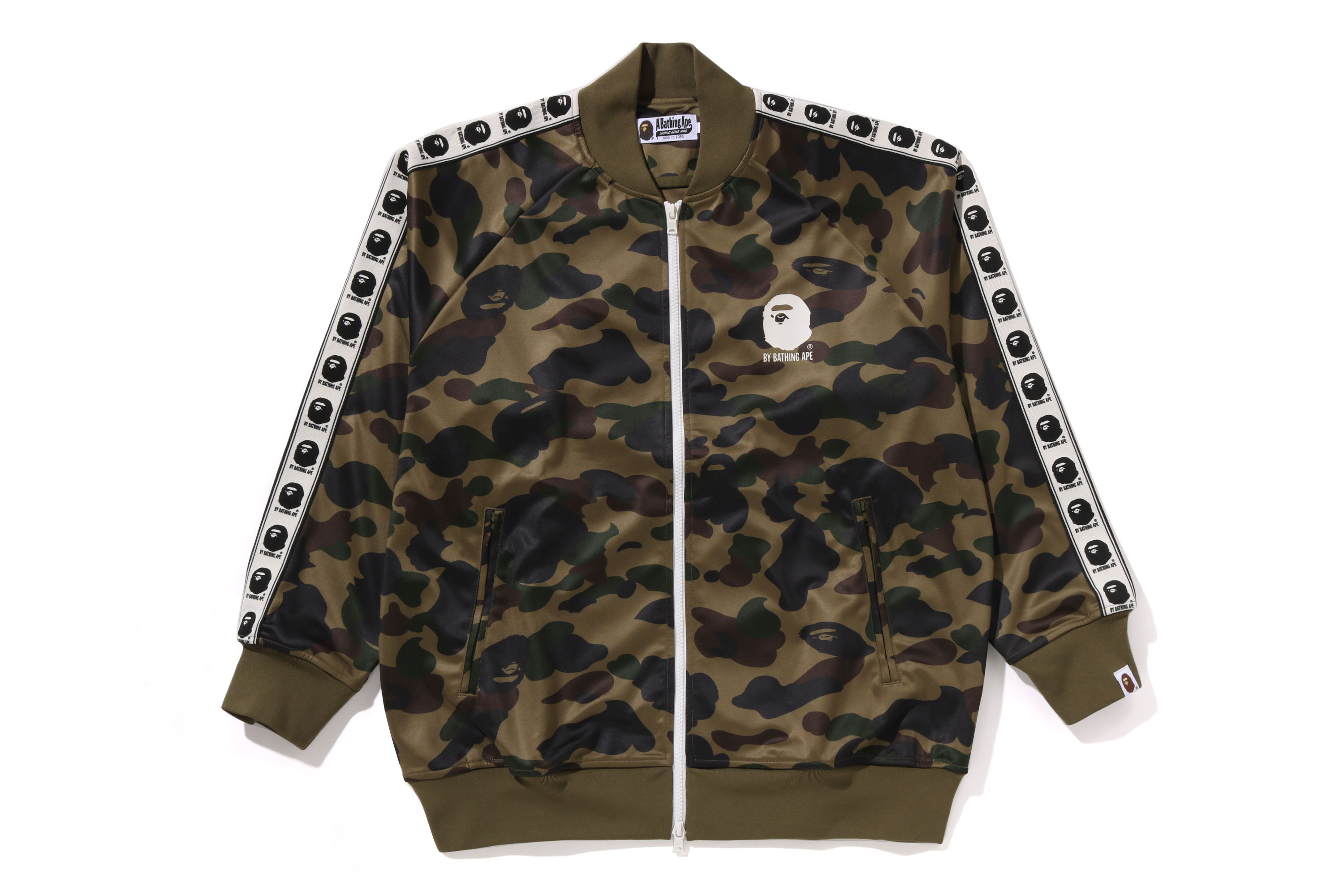 グリーンカモトラックジャケット 最終値下げ⭐️A Bathing ape
