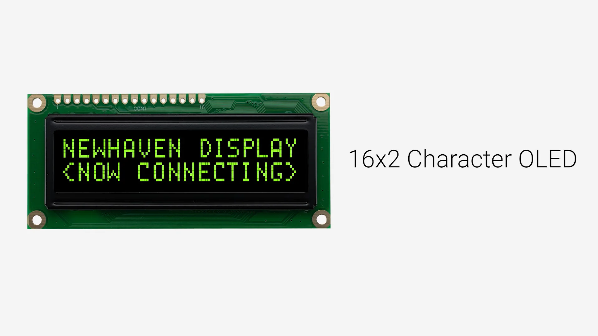 Green 16x2 Character OLED Module | KZW Model