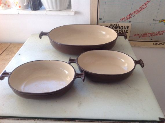 Vintage 1970' s ENZO MARI Le Creuset La Mama Range : Cooking