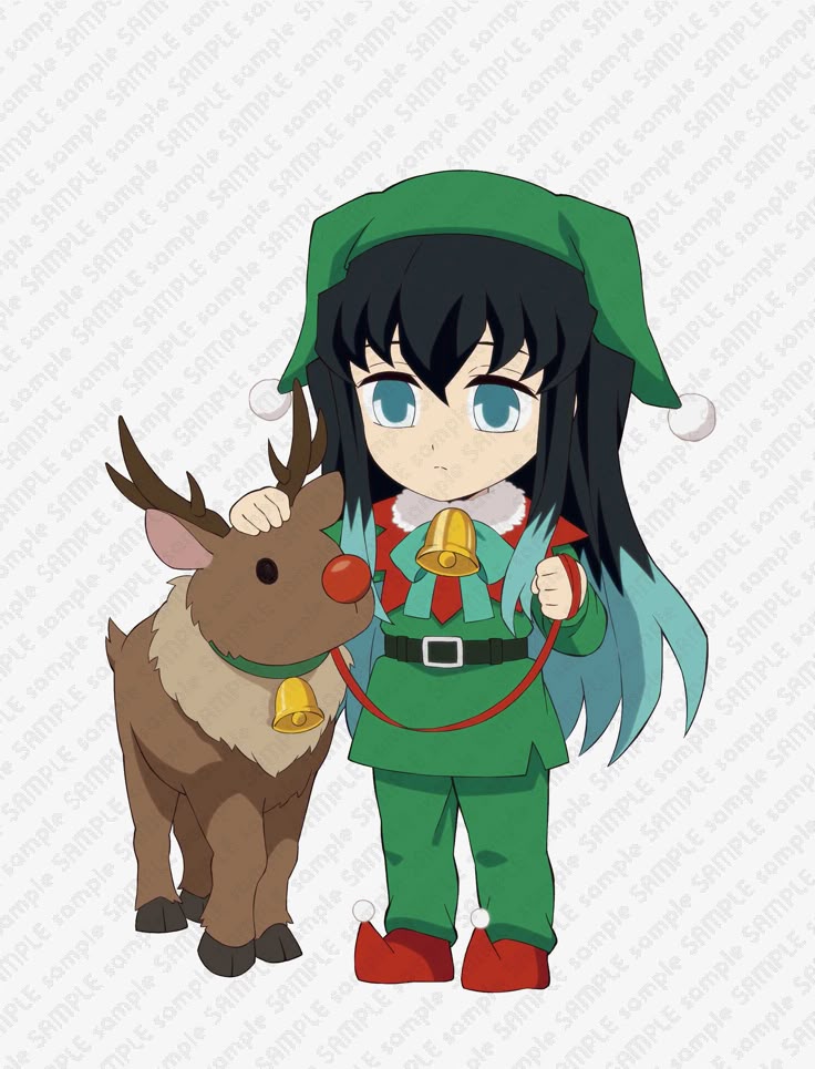 アニメ「鬼滅の刃」時透無一郎 クリスマス2022 描き下ろしみにきゃら