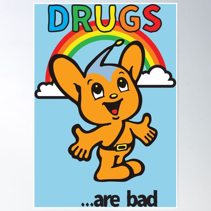 Pipo-Kun - Tokyo Police Mascot - Drugs Are Bad Poster
