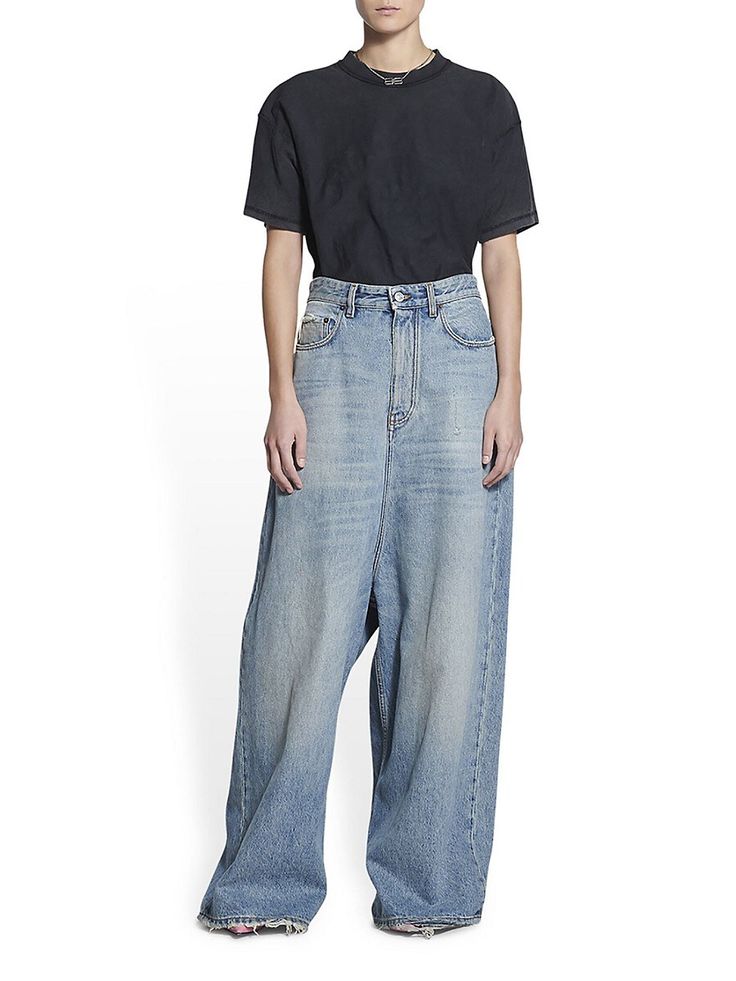 BALENCIAGA Low Crotch Jeans - Medium Vintage Indigo