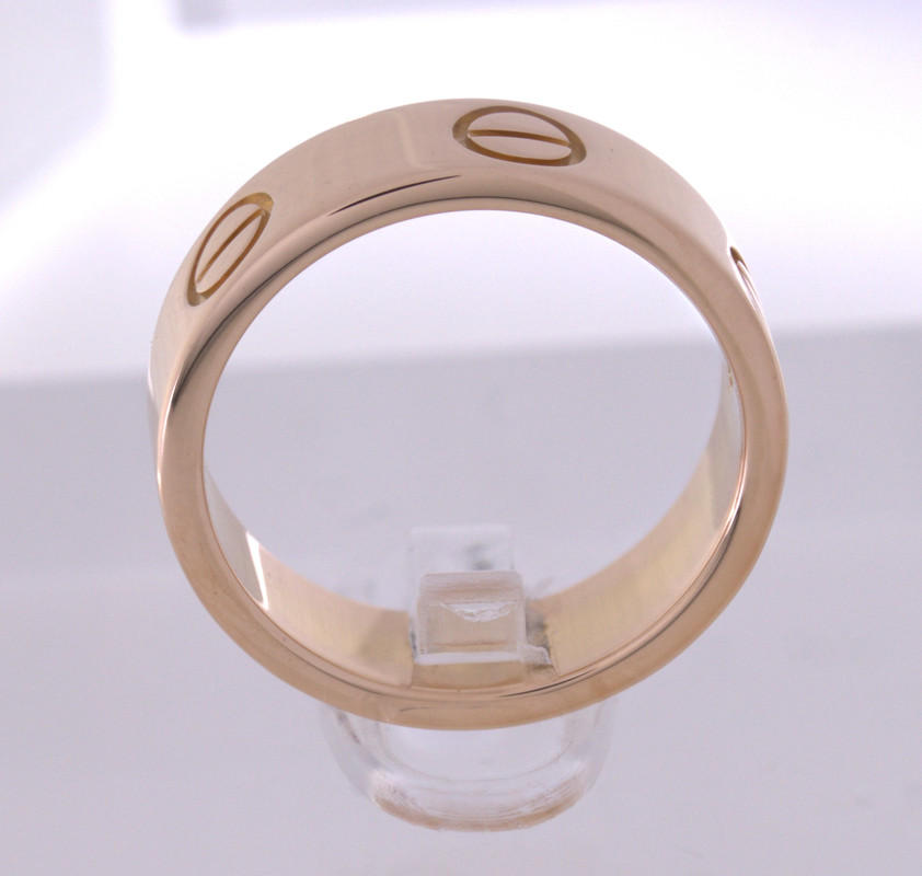Cartier 18K Rose Gold “Love” Ring | eBay