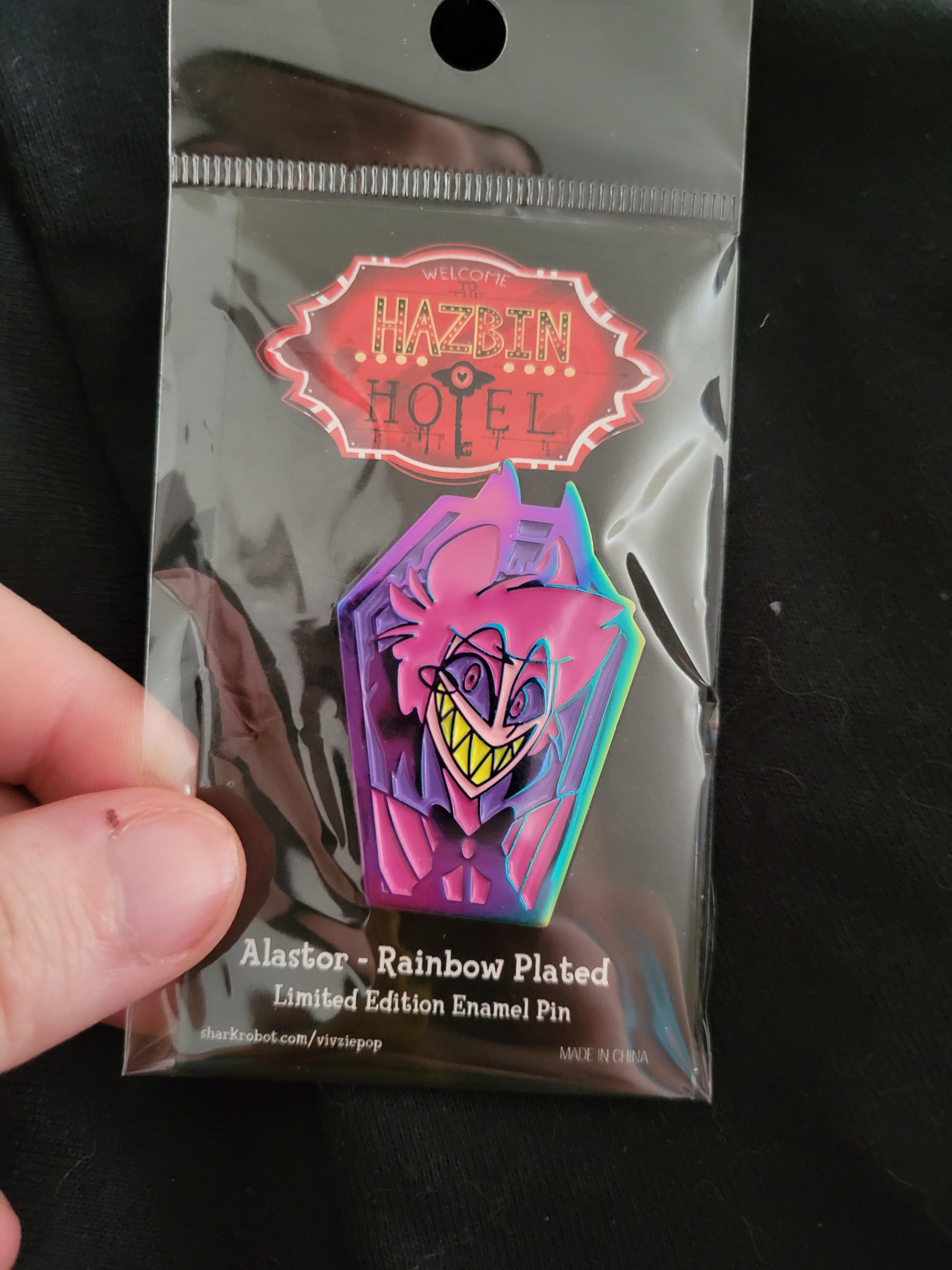 My Rainbow 🌈 Alastor Pin from the first black Friday merch drop