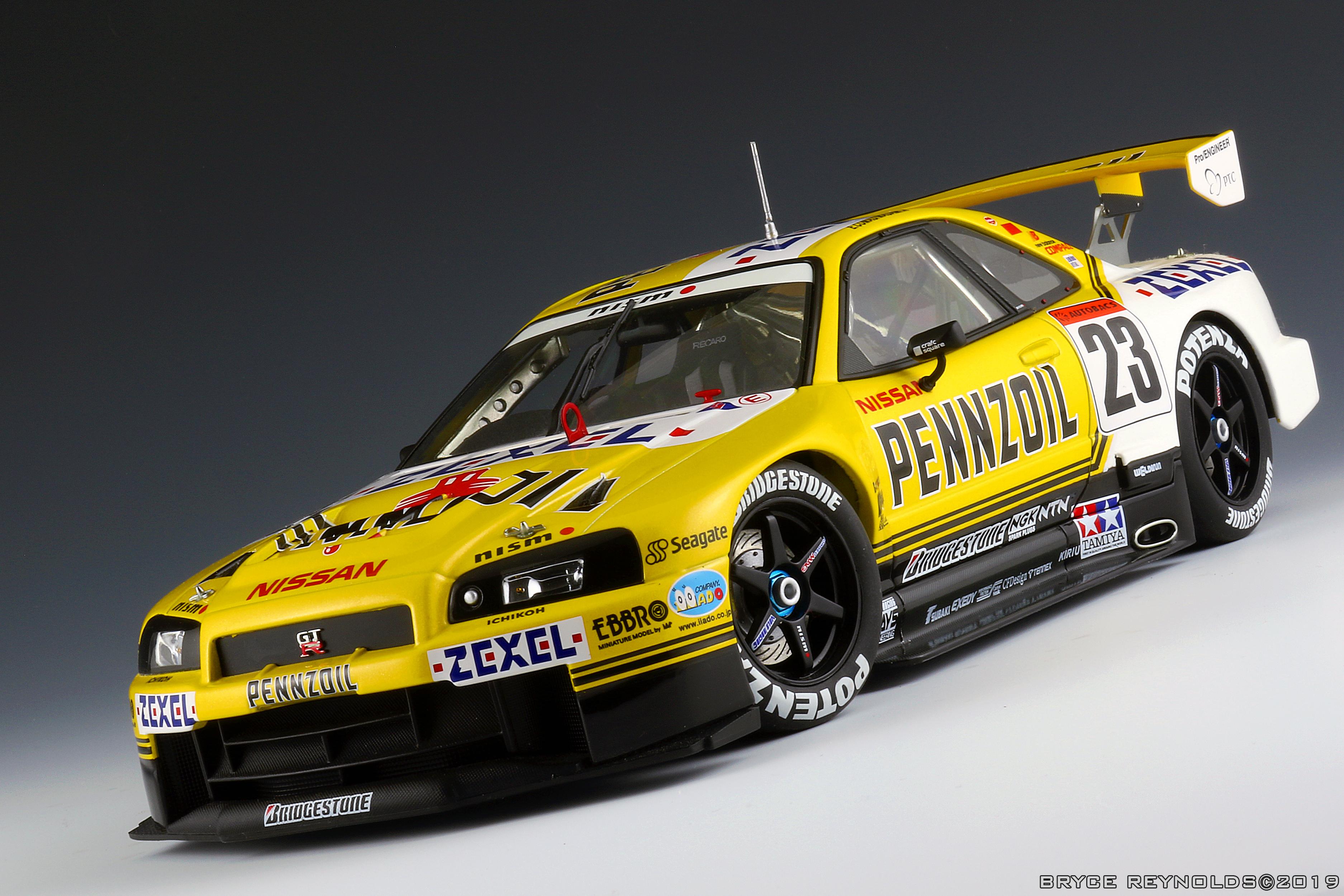autoart 1/18 日産 GT-R R34 カルソニック 2001 オートアート 1/18